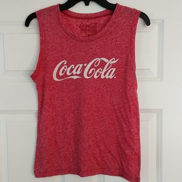 Coca Cola Vintage Tops - Coca Cola Vintage Small Red Tank Top